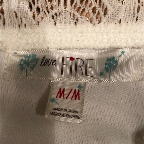 Love Fire  M Mini laceBNWOT Spaghetti strap - Picture 2 of 4